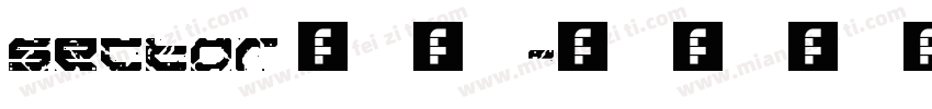 Sector 粗体字体转换